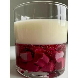 ROMANTIC HEART INSPIRED GEL AND SOY CANDLE